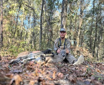 Sawyer Sims with a nice bow buck.